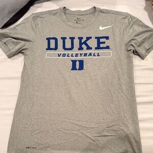 Nike Dri-FIT Duke Volleyball Athletic Tee Women’s M Gray
